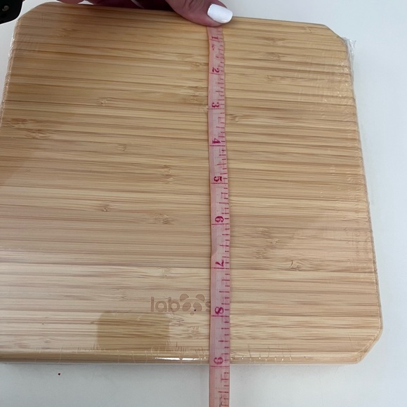 La Boos squared bamboo plate with dividers set of two - Picture 7 of 7